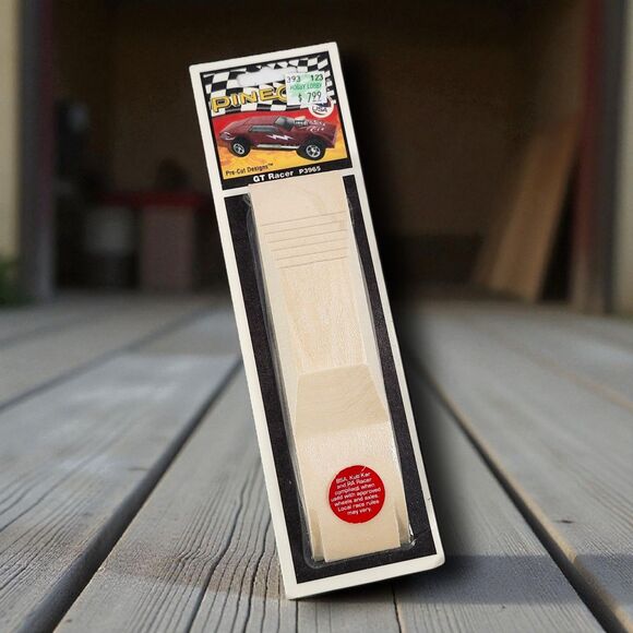 PineCar GT Racer P3965 2003 Pre-Cut Block New Sealed NOS Model Car Kit - Picture 1 of 7